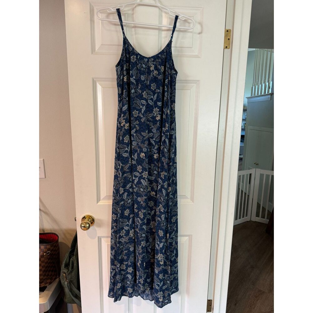 Women's Roan+Ryan Willa Floral Maxi Dress in Blue, Size XS